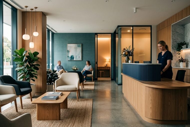 Modern Australian medical clinic interior